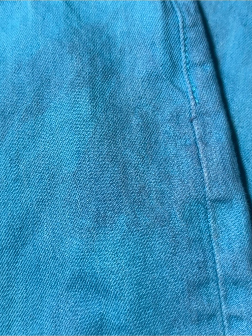 Levi's Turquoise 501 Straight Jeans - Picture 8 of 9